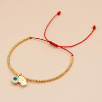 Pulsera Bohemia Hecha a Mano Con Cuentas De Oro Miyuki Y Ajustable Para Mujer Accesorio De Moda De Cuentas Geométricas - details 1