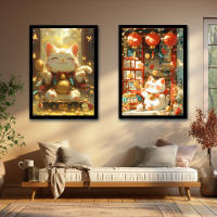 Rompecabezas De 1000 Piezas Para Adultos Celebración De Año Nuevo Suerte Y Buena Suerte Pintura Minimalista Decorativa Jigsaw - details 4
