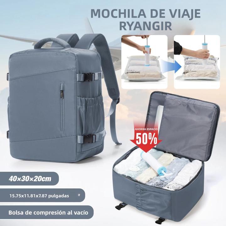 Hand Luggage Backpack Ryanair 40x30x20 Cabin Bag Short Distance Compression Bag, Clothing Storage Bag, Business men's backpack