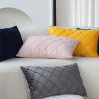 Funda De Cojín Sofá Rosa Suave Estilo Nórdico Decorativo Para Sala De Estar Funda De Almohada De Tela Poliéster Skin-friendly - details 0