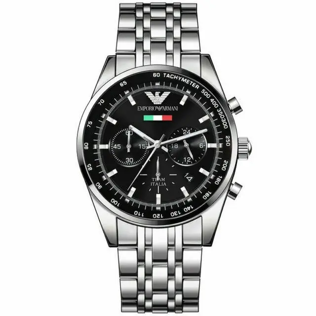 Emporio Armani Reloj hombre AR5983, con calendario, Incluye Caja Original, Diámetro: 42MM - 1