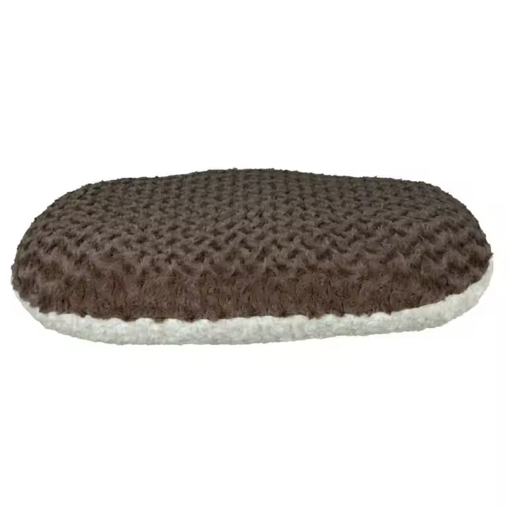 TRIXIE Kaline cushion, oval, 54 × 35 cm, grey/cream - 1