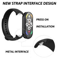 Pulsera De Silicona Para Mi Band 8 Accesorios NFC Correa Deporte Materiales Elásticos Compatible Con Xiaomi MiBand 8 Strap Unisex - details 3