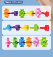 Juego Educativo Montessori Para Niños Pequeños Tablero De Palos Con Mezquitas Bloques De Encaje Juego Creativo De Hilo Color Cognición Juguetes Educativos - details 7