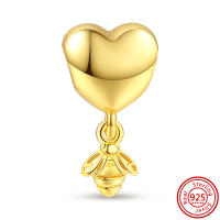 Encantos De Amor Original Aifeili En Plata De Ley 925 Con Zirconia Brillante Para Pulsera Pandora Y Pendientes Joyería Fina Para Mujeres - details 7