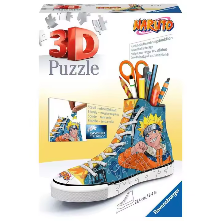 Puzzle 3d ravensburger sneaker - naruto - 1