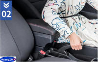 Caja De Reposabrazos Para Peugeot 208 2012-2018 Accesorios Interiores Del Coche Material De Cuero Y Plástico Retrofits Especiales Para Peugeot 208 - details 3