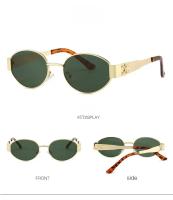 Gafas De Sol Oval Clásicas Y Vintage Para Mujer Y Hombre Marca De Lujo Diseñadora Metálicas Lisa Estilo Hip Hop Punk Sombreros Al Aire Libre Protección UV400 - details 8