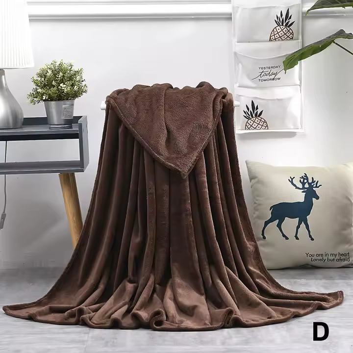Manta polar de piel sintética, sofá grande, cama de visón, suave, cálida, tamaño doble y King Fk [HK] - 1