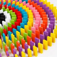 Dominoes De Madera Arcoíris Juegos De Construcción Bloques Montessori Juguetes Educativos Para Niños Edad Recomendada 4-12 Años - details 1