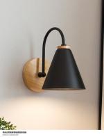 Lámpara De Pared Simple De Aluminio Con Interruptor De Cuerda Negra/Blanca Para Instalación En La Superficie Para Dormitorio Y Sala De Estar Lectura - details 4