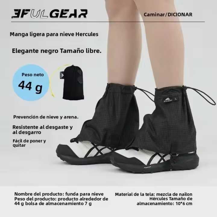 3F UL GEAR Funda De Nieve Para Montañismo Y Senderismo Ligera Protección Contra Arena Y Nieve Equipo De Escalada Unisex - 1