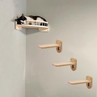 Estante Para Gato Con 3 Pasos Cama De Gato Colgante Con Hamaca Muebles De Madera Para Dormir Y Rascado De Gato - details 3
