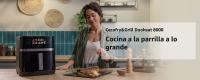 Freidora de aire sin aceite Cecotec Cecofry&Grill Duoheat 8000, 8L, Doble Resistencia, Plancha, Grill, Air Fryer, 2200W, Dietética y Digital, Ventana, Temperatura Regulable 80-200°C, 8 Menús - details 0
