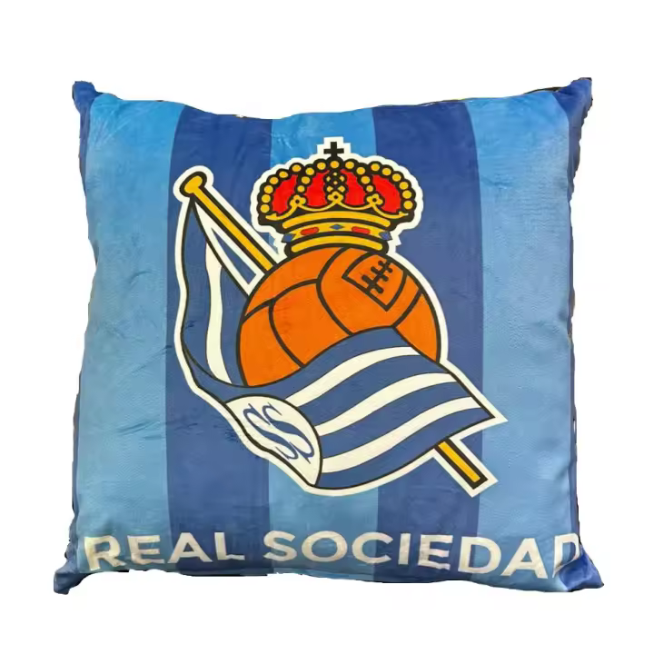 Bimba Pimba  Real Sociedad Cojín velvet terciopelo producto oficial incluye relleno. - 1