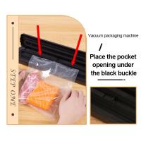 Máquina Selladora De Alimentos Acumulativa OFENGIQ Para El Hogar Con 10pcs De Bolsas De Vacío Negras Accesorios Para Cocina - details 11