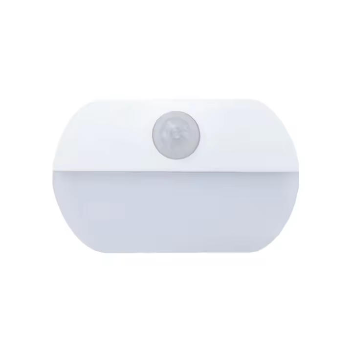 Lámpara LED De Sensor De Movimiento Recargable USB Con 3 Colores De Luz Magnética Para Decoración De Pared De Dormitorio Pasillo Armario Escalera - 1