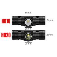 Linterna Frontal LED D10 D20 1000LM Recargable Tipo C USB Impermeable Torcha Frontal Para Camping Y Pesca Con Lente Zoomable - details 6