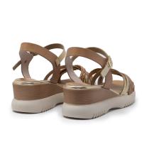 PORRONET 3156-178 Sandalias plataforma mujer 35860 25V SANDALIA TIRAS PLATAFORMA TAUPE ORO - details 1