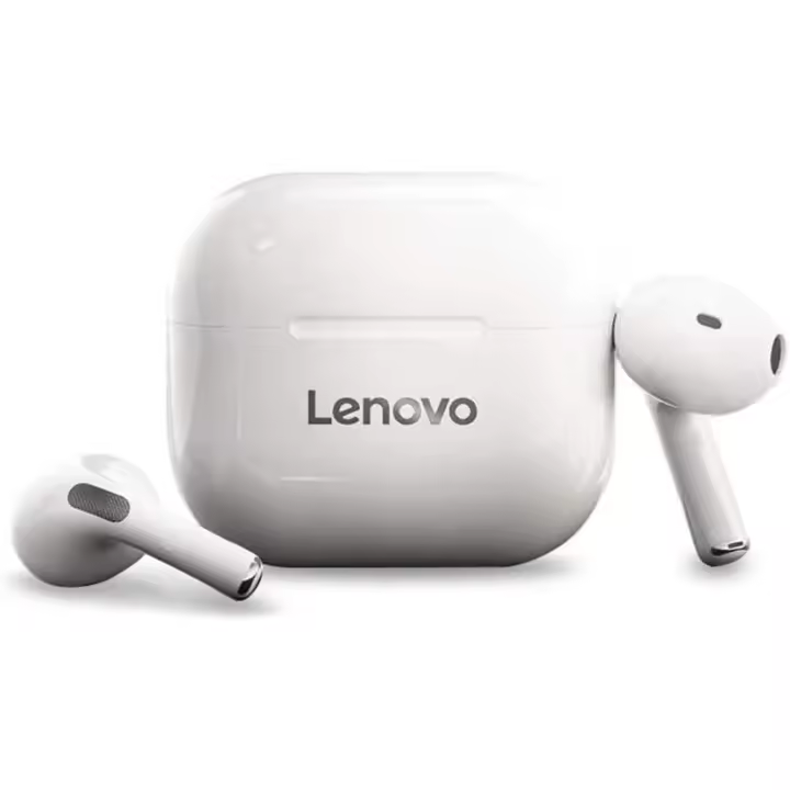 Lenovo LP40 auriculares inalámbricos , cascos Bluetooth, Control táctil, blanco - 1
