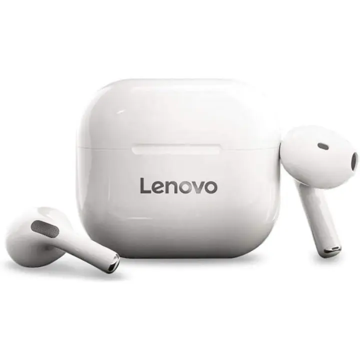 Lenovo LP40 auriculares inalámbricos , cascos Bluetooth, Control táctil, blanco - 1