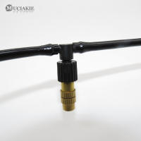 Boquilla De Rociador Ajustable De Cobre 15-250PCS Con Conector De Plástico 4/7mm Sprinkler De Rociador De Agua Para Riego Y Enfriamiento - details 6