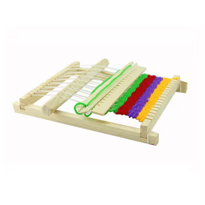 Kit De Tejido Manual Para Principiantes Y Niños Loom De Madera DIY Para Artesanías Y Manualidades - 1