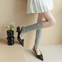 Nuevas Medias De Mujer En Color Sólido Moda Delgadas Transpirables Simple Largas Hasta La Rodilla Elegantes Calentadores De Pierna Tendencia De Calcetines Para Mujer - details 22