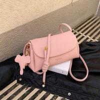 Nueva Bolso De Hombro PU Con Colgante De Elefante Moda Sólida Popular Bandolera Para Mujer Tamaño 20*11*10cm Colores Rosa Negro Beige Caqui - details 6