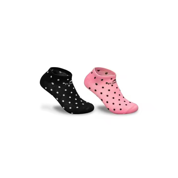 Calcetines FLUCHOS 1013 Rosa/Negro Mujer. - 1