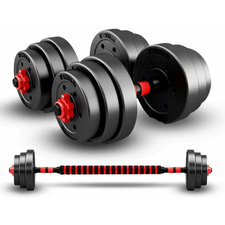 Ozio Fitness Kit Set de Mancuernas Ajustables 10 Kg Musculación en Casa - 1