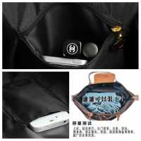 Bolso plegable de nylon with ASA Superior para Mujer, Clásico, tamaño 42*27*19CM(Negro) - details 0