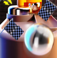 Juego De Aventura En Railway Para Niños Juguetes Educativos Interactivos Montessori Con Bola Rodante Animal Espacial Rocket Material De Plástico ABS - details 9