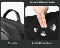 Mochila HcanKcan Para Hombre Negocios 15.6” Impermeable Casual Exterior Múltiples Bolsillos Trabajo Oficina Escuela - details 11