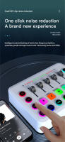 Mezclador De Sonido Profesional 5 Canales F11 Tarjeta De Sonido Para Streaming En Vivo Accesorios Para Podcast Y Juego Adecuado Para Computadora PC - details 3