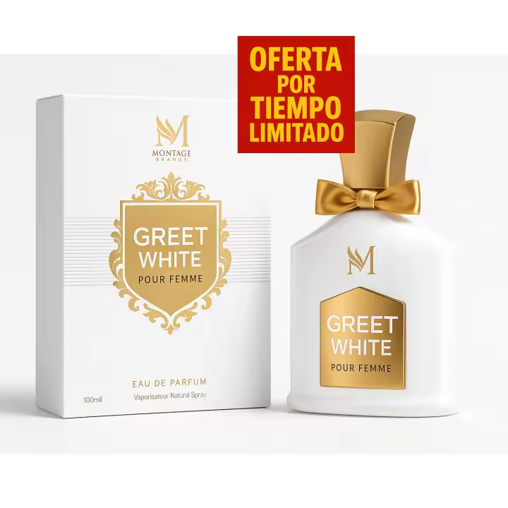 Greet White Eau de Parfum pour femme 100ml Montage Brands Fragancia inspirada en otros perfumes Perfume Mujer - 1
