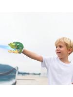 Guantes De Spraying Dinosaurio Eléctrico Con Cabeza De Dinosaurio Y Bocaza Móvil Ojos Luminosos Y Sonido De Rugido Regalo Para Niños Y Niñas - details 3