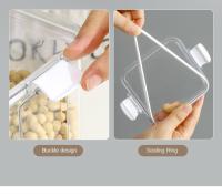Jars Sellados Para Almacenamiento De Cocina Gran Capacidad Transparentes Antihumedad Juego De Jarra Para Cereal Café Granos - details 3