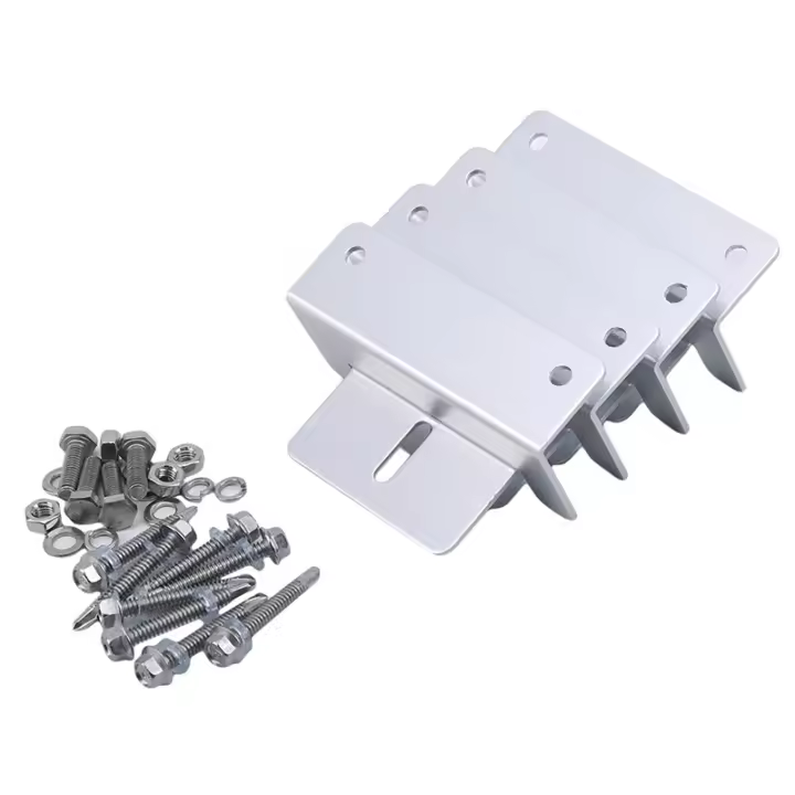 Kit De Soporte De Panel Solar De Aluminio Para Coche RV Yate Z Tipo Montaje Accesorios Para Motorhome RV Yacht Car - 1