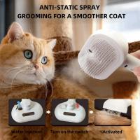 Peine Para Mascotas Con Sprt De Vapor Para Eliminar Pelo Flotante Acero Inoxidable Estilizador Para Perros Y Gatos - details 2
