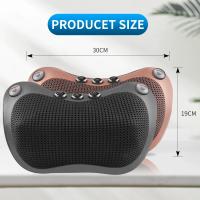 Cojín De Masaje Magnético Eléctrico Con Calentamiento Inteligente Multifuncional Para Coche Y Hogar Asiento Giratorio De Cuello Y Espalda - details 5