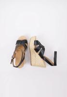 UGG CARRENA  Alpargatas Con Cuña Mujer Negro - details 4