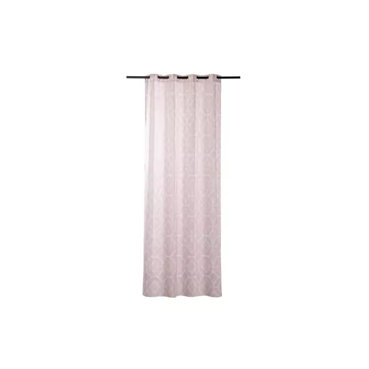 Adda Home Visillo Lino Formas Geométricas 140x270 Cm - Decoración de Interiores - 1