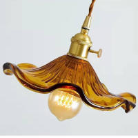 Lámpara Colgante De Vidrio Colorido LED Moderna Para Dormitorio Y Sala De Estar Iluminación Suspenso Candelabro Individual Para Barra De Hotel - details 28