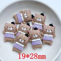 10Pcs Miniaturas De Animal Cartoon Lindas Resinas Con Fondo Plano Para Manualidades Y Decoración De Joyería Accesorios Para Scrapbooking - details 5