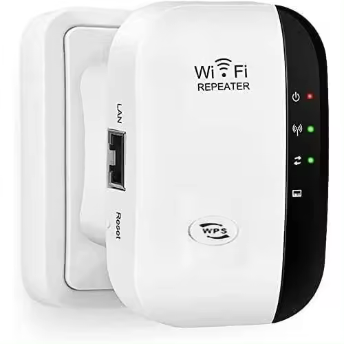 FENVI repetidor WI-FI 300Mbps inalámbrico WIFI repetidor remoto Wifi para modem, amplificador de señal WiFi 802.11N WiFi amplificador repetidor para router, punto de acceso, Wi Fi reapeter. Color Blanco - 1
