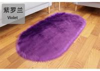 Alfombra De Falsa Piel Grande Ovalada Artificial Cuero Genuino De Oveja Pelo Largo Tapete Suave De Lana Blanca Para Dormitorio Y Sala De Estar Decoración De Hogar Lujo Alfombra Para Habitación De Niños - details 12
