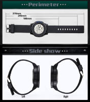 Reloj Deportivo Para Hombre YIKAZE Impermeable Con Luz Luminosa Multifuncional Militar Digital Reloj De Pulsera Electrónico Con Alarma Y Cronógrafo - details 13