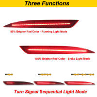 2pcs Luz Trasera LED Roja Para Parachoques De KIA Optima K5 2016-2018 Lámpara De Freno Advertencia Y Girado Accesorios De Coche - details 2