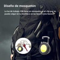 Linterna LED De Banda COB Para Llave De Billetera Mini Luz De Trabajo Recargable Tipo C Con Abrebotellas Para Camping Al Aire Libre - details 11